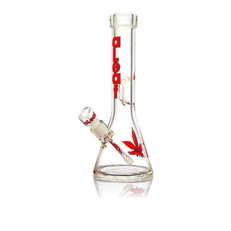 Red Aleaf Glass Spec Head 14-Inch 9mm Beaker | The Treasure Chest Naples Fort Myers