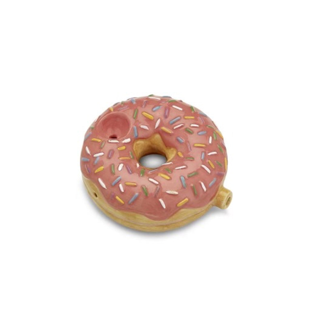 Ceramic Strawberry Sprinkle Donut Pipe