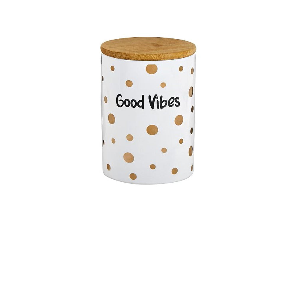 Good Vibes Luxury Ceramic Cannister | The Treasure Chest Naples Fort Myers