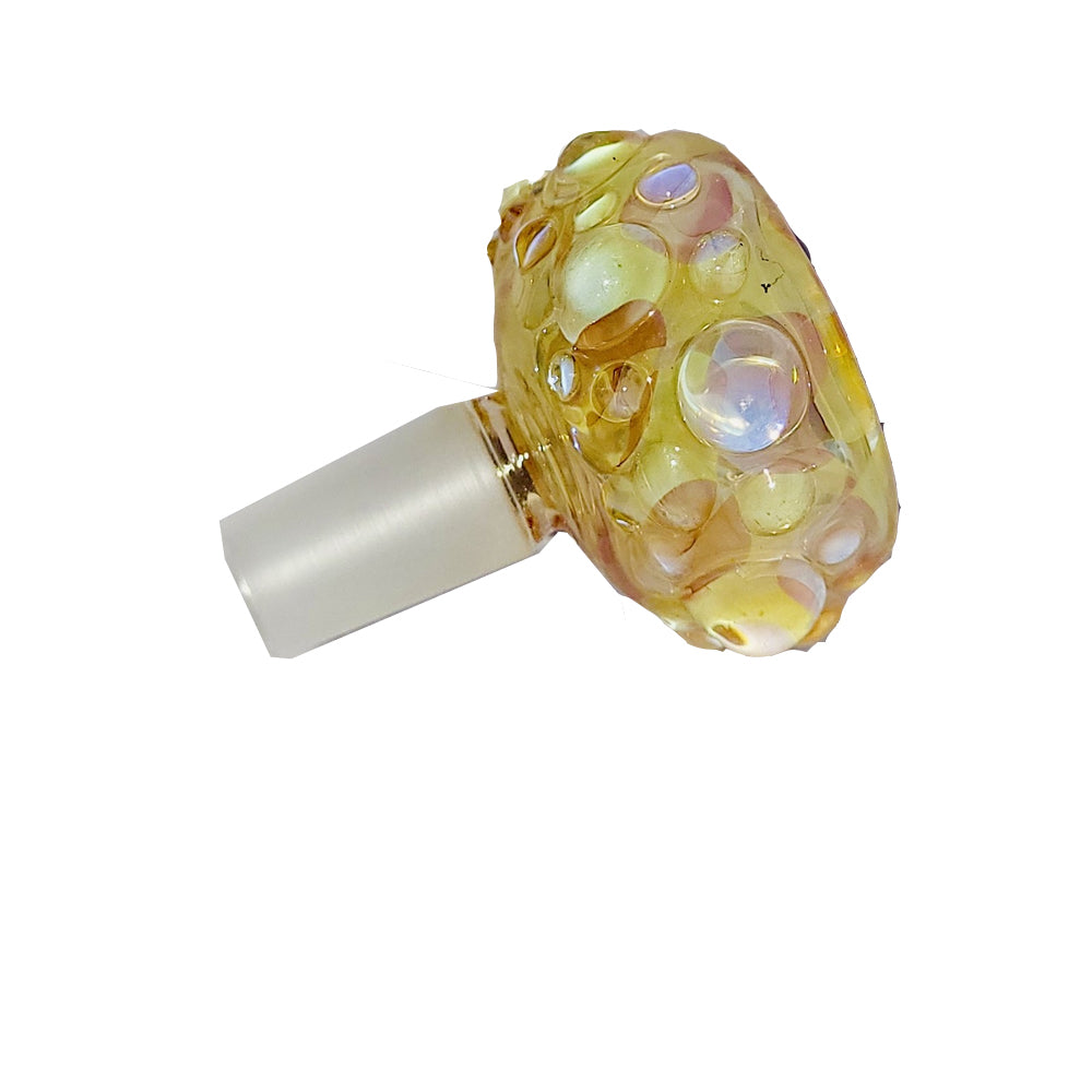 Kyle White Glass 14mm Slide Yellow | The Treasure Chest Naples Fort Myers