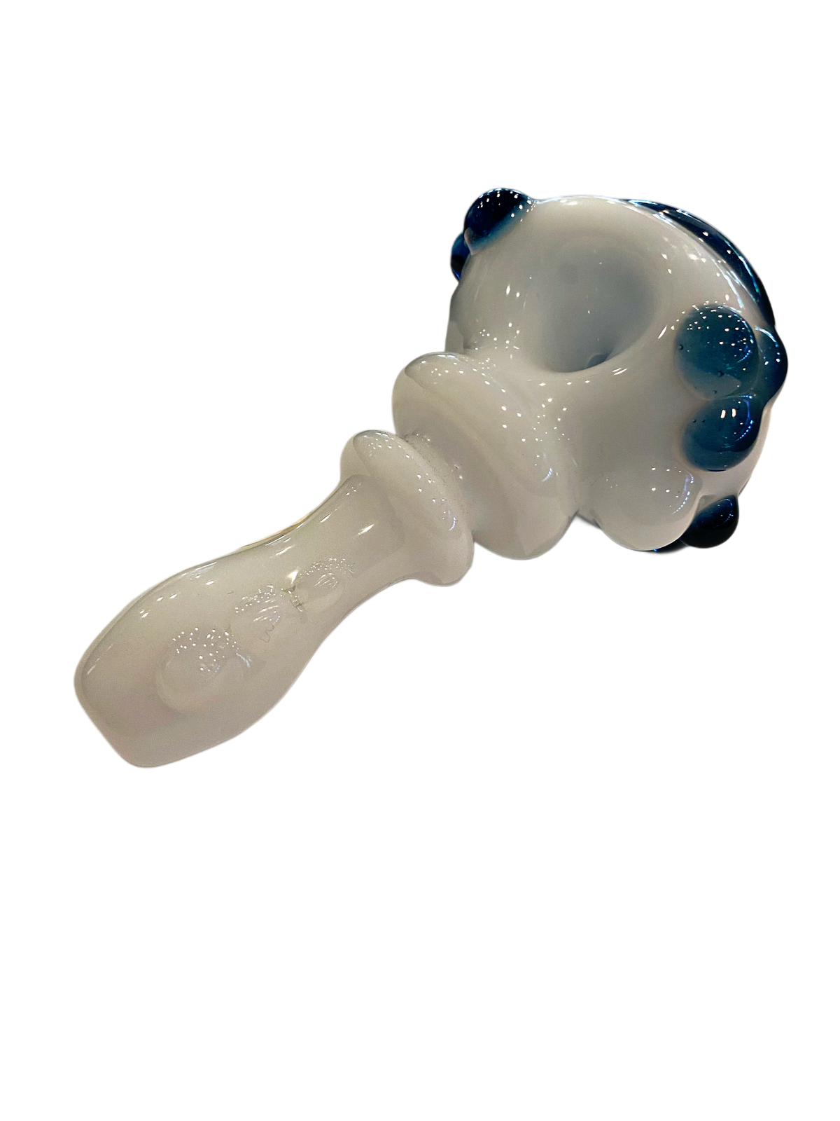 Skull and Crossbones White Handpipe