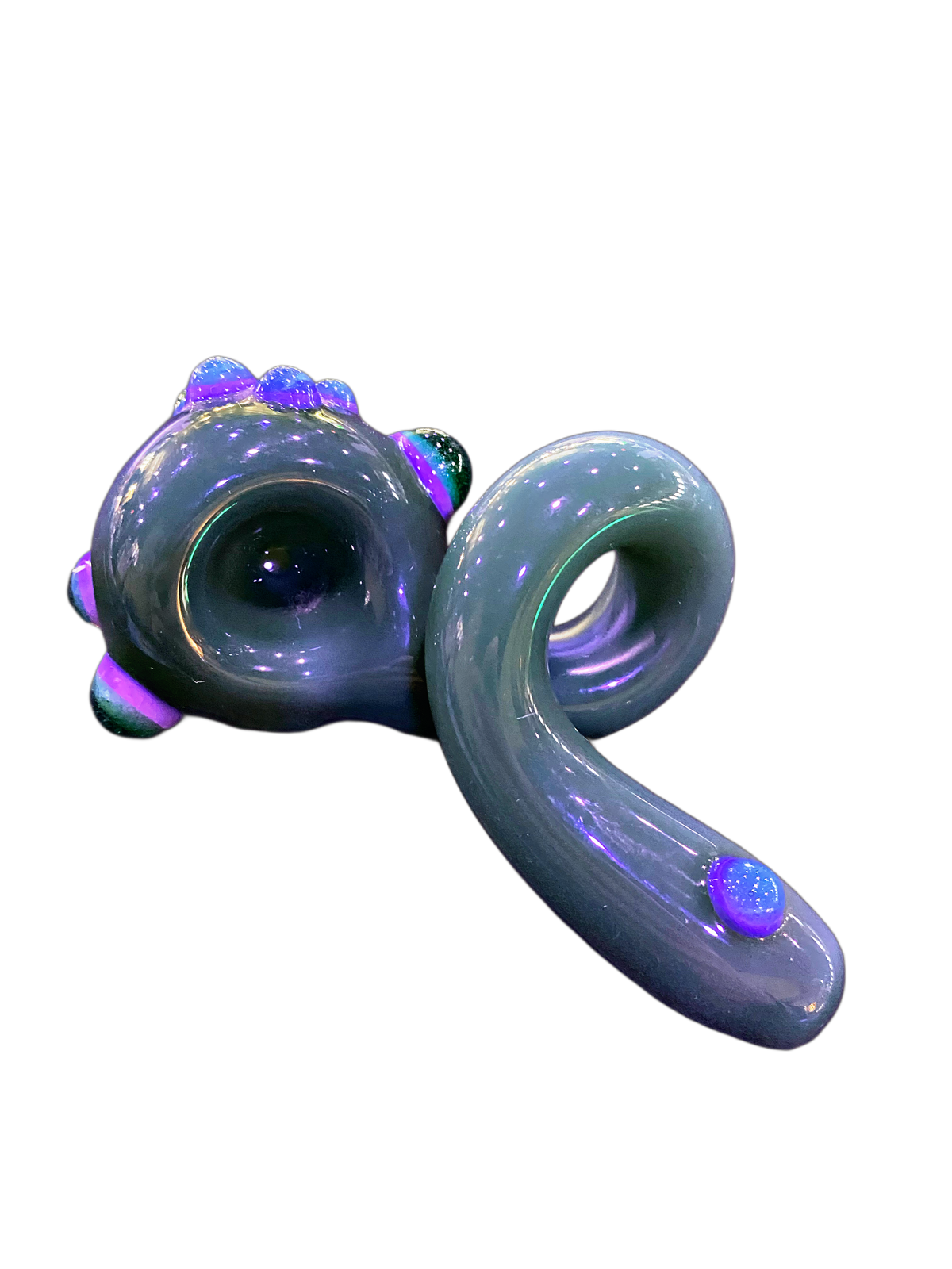 Green Funky Twisty Handpipe