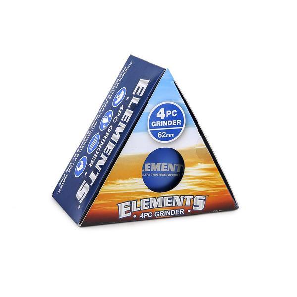 Elements 4 Piece 62mm Grinder Blue