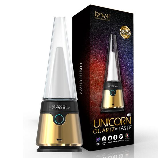 Lookah Unicorn 2.0 Portable E-Rig Gold