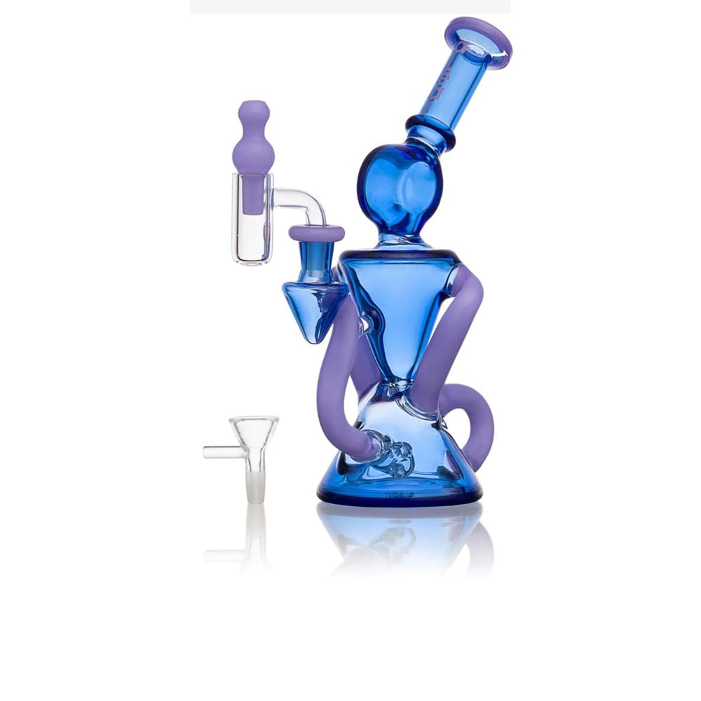 Aleaf The Inti 5.5 Inch Mini Recycler Rig Green | The Treasure Chest Naples Fort Myers