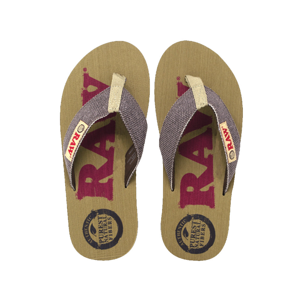 RAW flip flop sandals