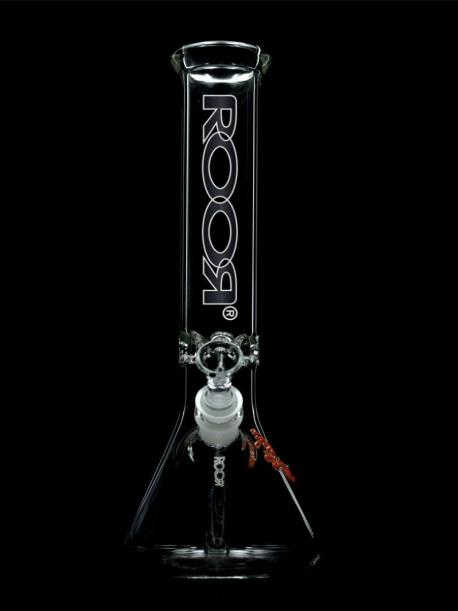 Roor Waterpipe Beaker 5mm Black and White